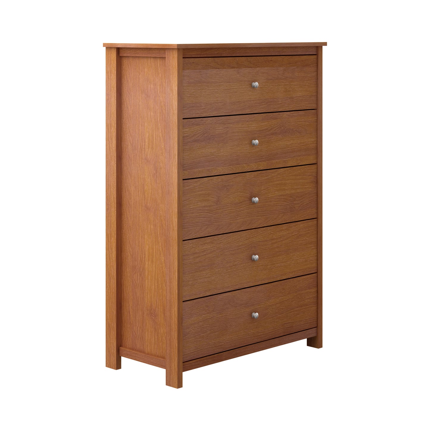 Galano 5 Drawer Chest with Manufactured Wood Construction 31.3" W × 15.6" D × 47.7" H