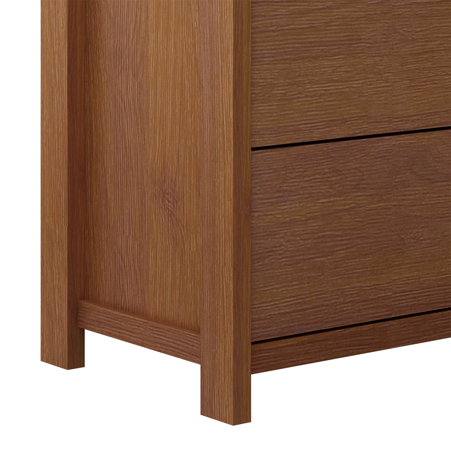 Galano 5 Drawer Chest with Manufactured Wood Construction 31.3" W × 15.6" D × 47.7" H