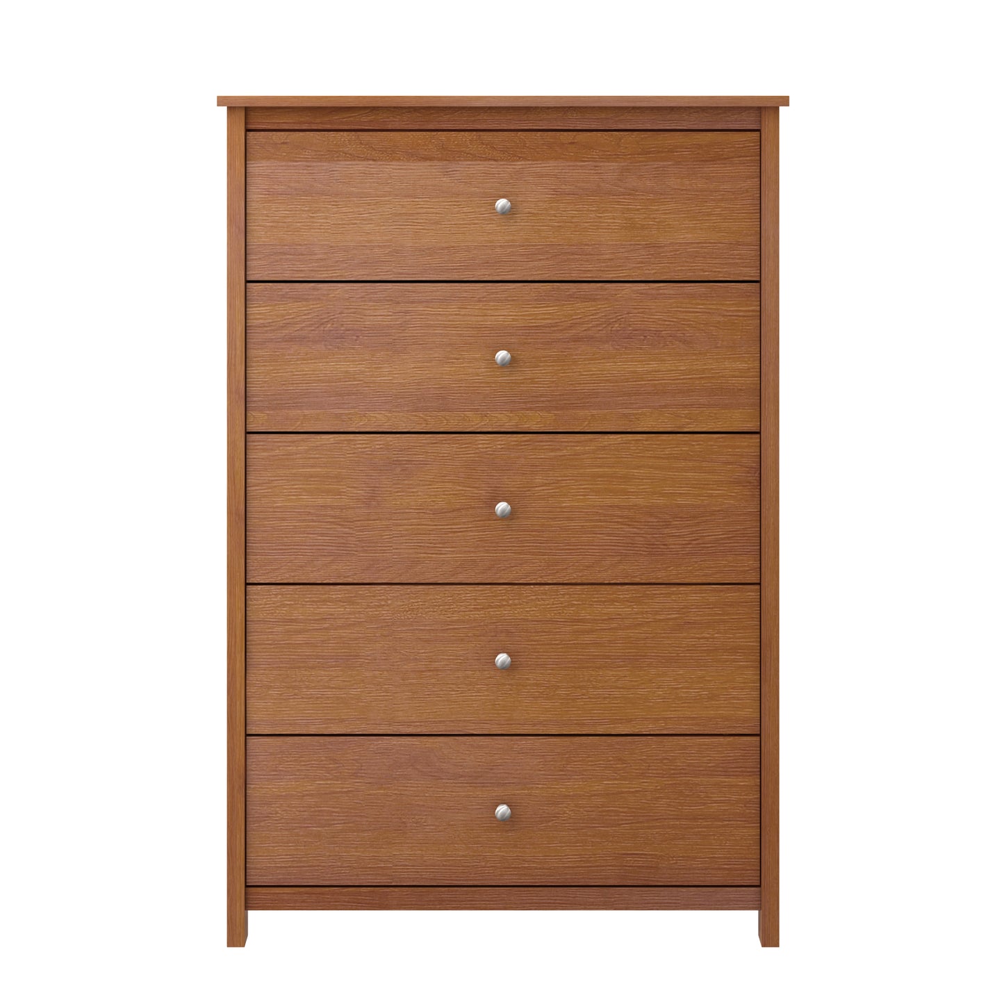 Galano 5 Drawer Chest with Manufactured Wood Construction 31.3" W × 15.6" D × 47.7" H