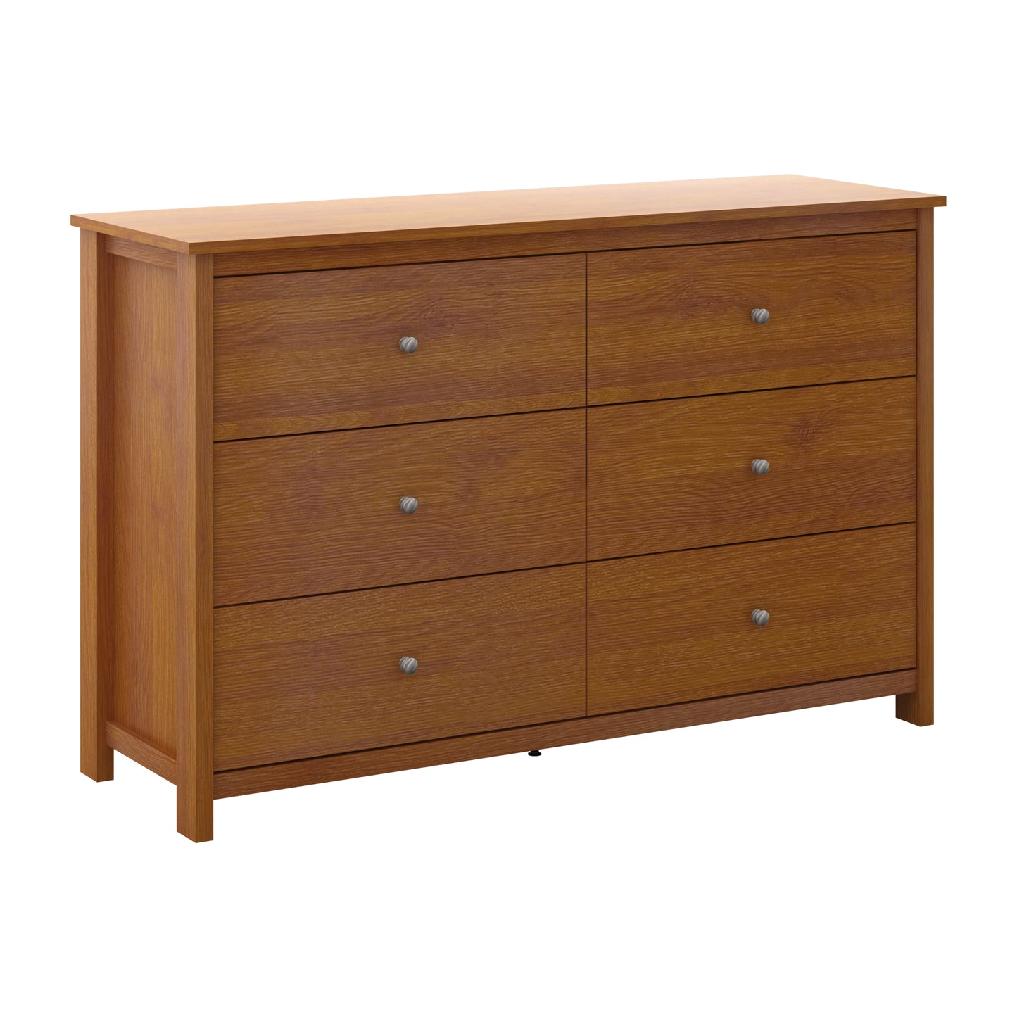 Galano 6 Drawer Standard Dresser with Manufactured Wood Construction 47.2" W