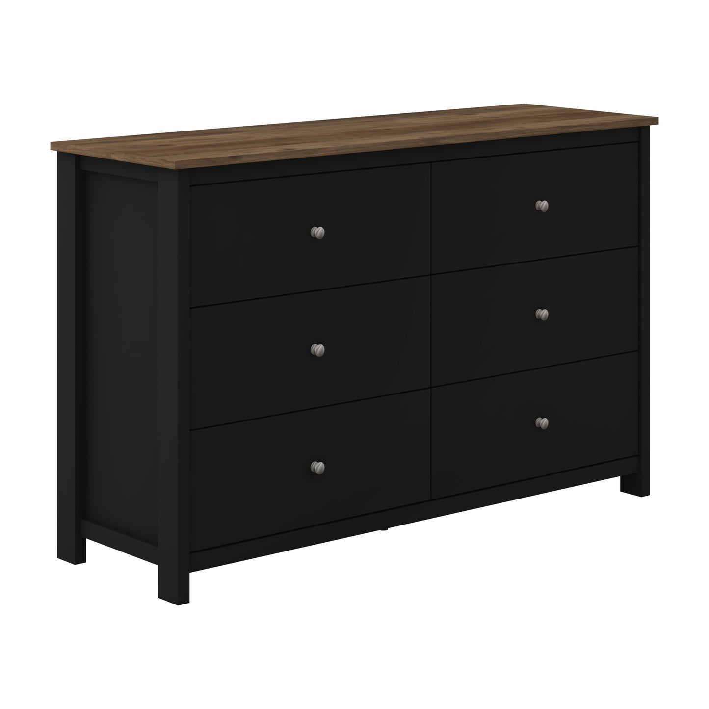 Galano 6 Drawer Standard Dresser with Manufactured Wood Construction 47.2" W