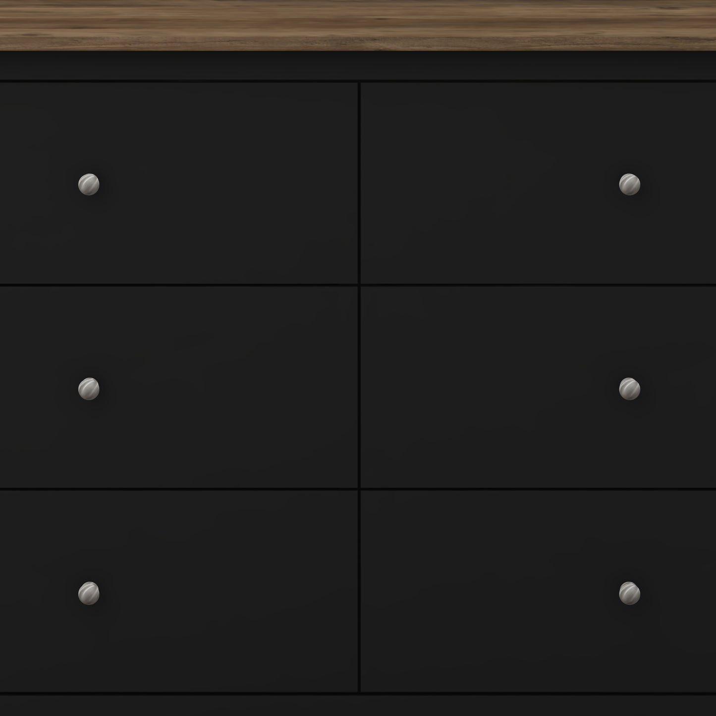 Galano 6 Drawer Standard Dresser with Manufactured Wood Construction 47.2" W
