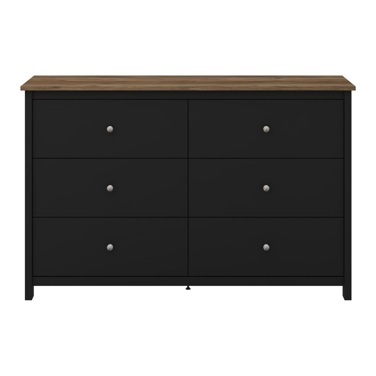 Galano 6 Drawer Standard Dresser with Manufactured Wood Construction 47.2" W