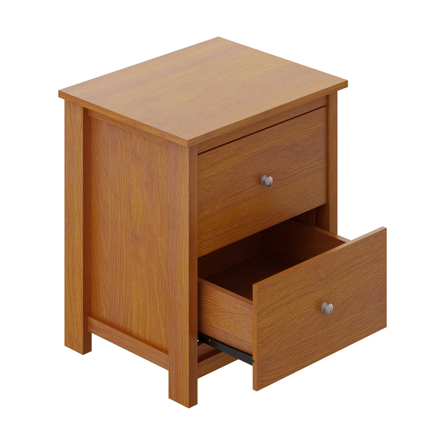 Galano 2-Drawer Nightstand with Storage 18.7" W × 15.7" D × 21.8" H