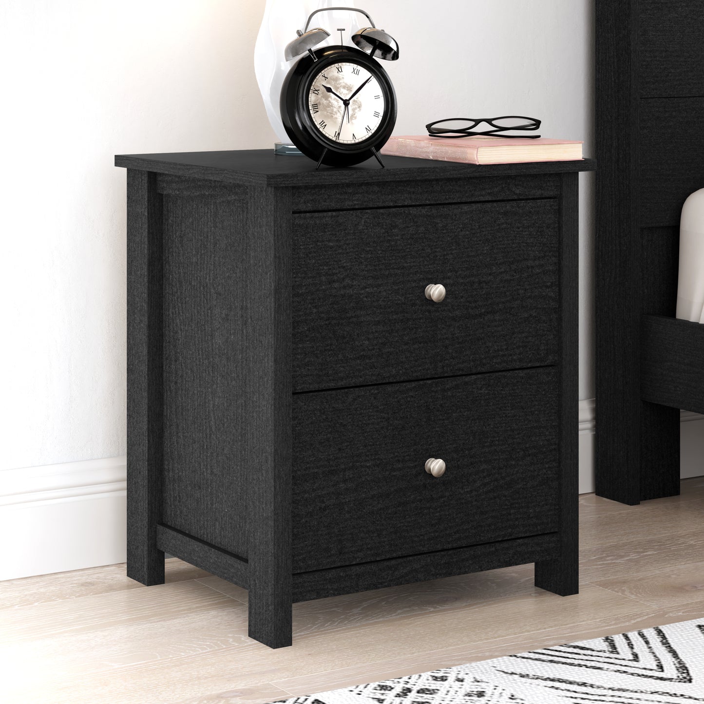 Galano 2-Drawer Nightstand with Storage 18.7" W × 15.7" D × 21.8" H