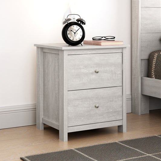 Galano 2-Drawer Nightstand with Storage 18.7" W × 15.7" D × 21.8" H