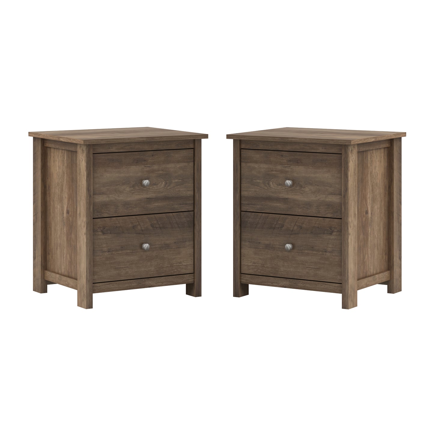 Galano 2-Drawer Nightstands Set of 2 with Storage 18.7" W × 15.7" D × 21.8" H