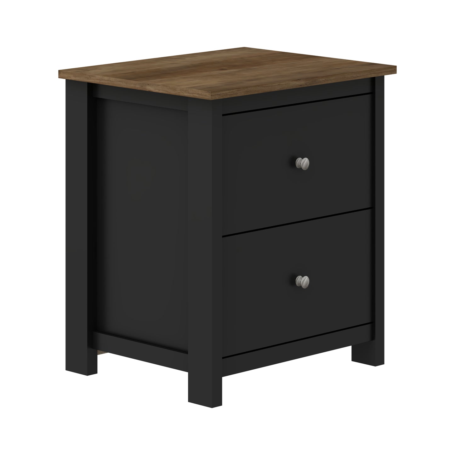 Galano 2-Drawer Nightstand with Storage 18.7" W × 15.7" D × 21.8" H
