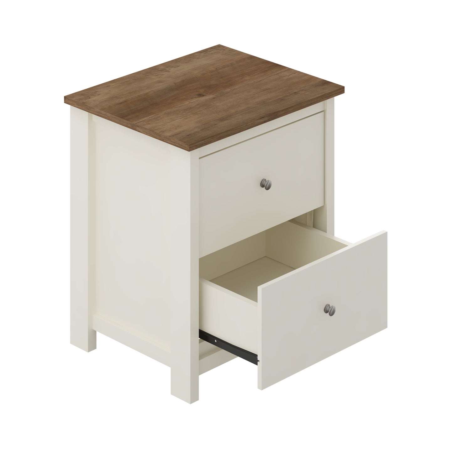Galano 2-Drawer Nightstand with Storage 18.7" W × 15.7" D × 21.8" H