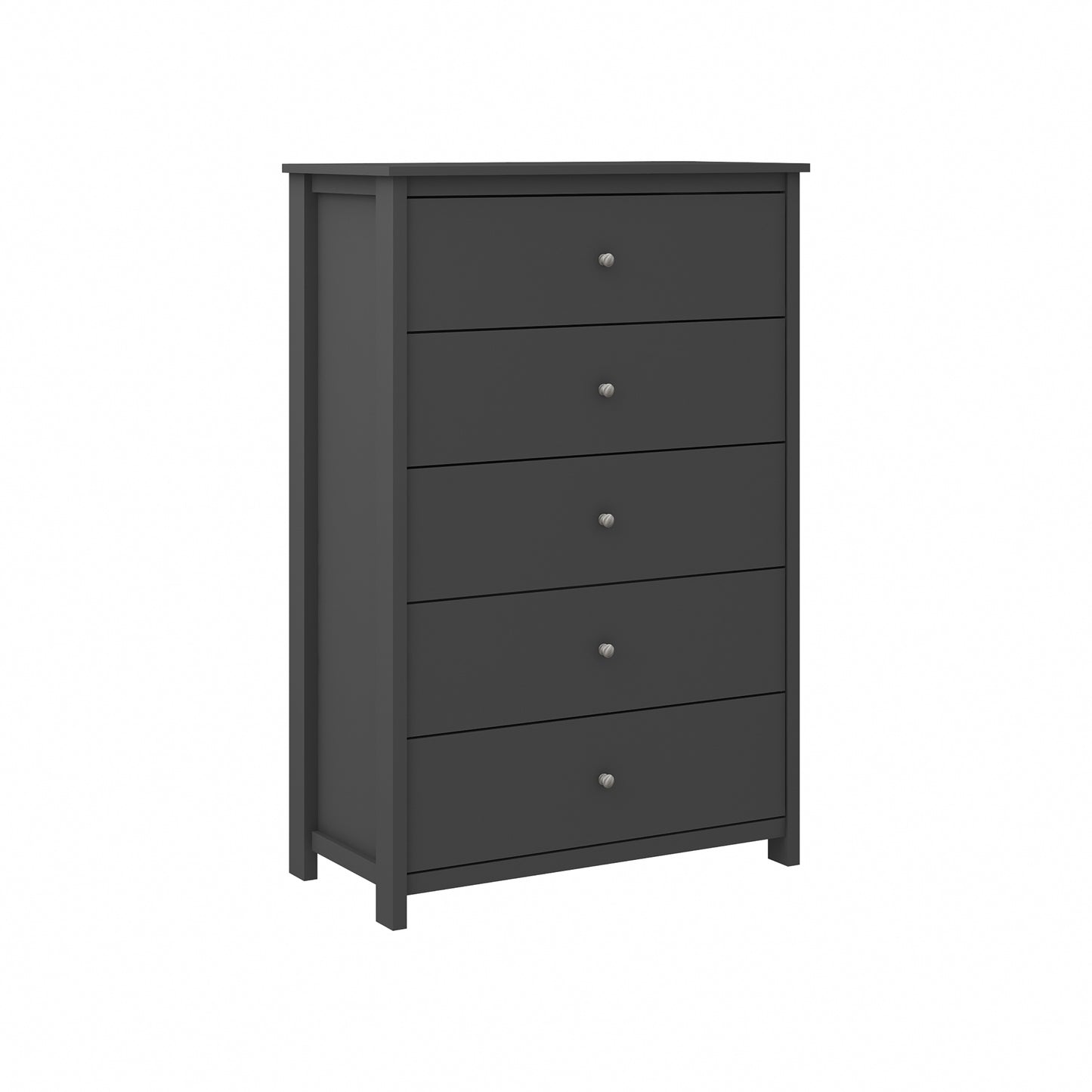 Galano 5 Drawer Chest with Manufactured Wood Construction 31.3" W × 15.6" D × 47.7" H