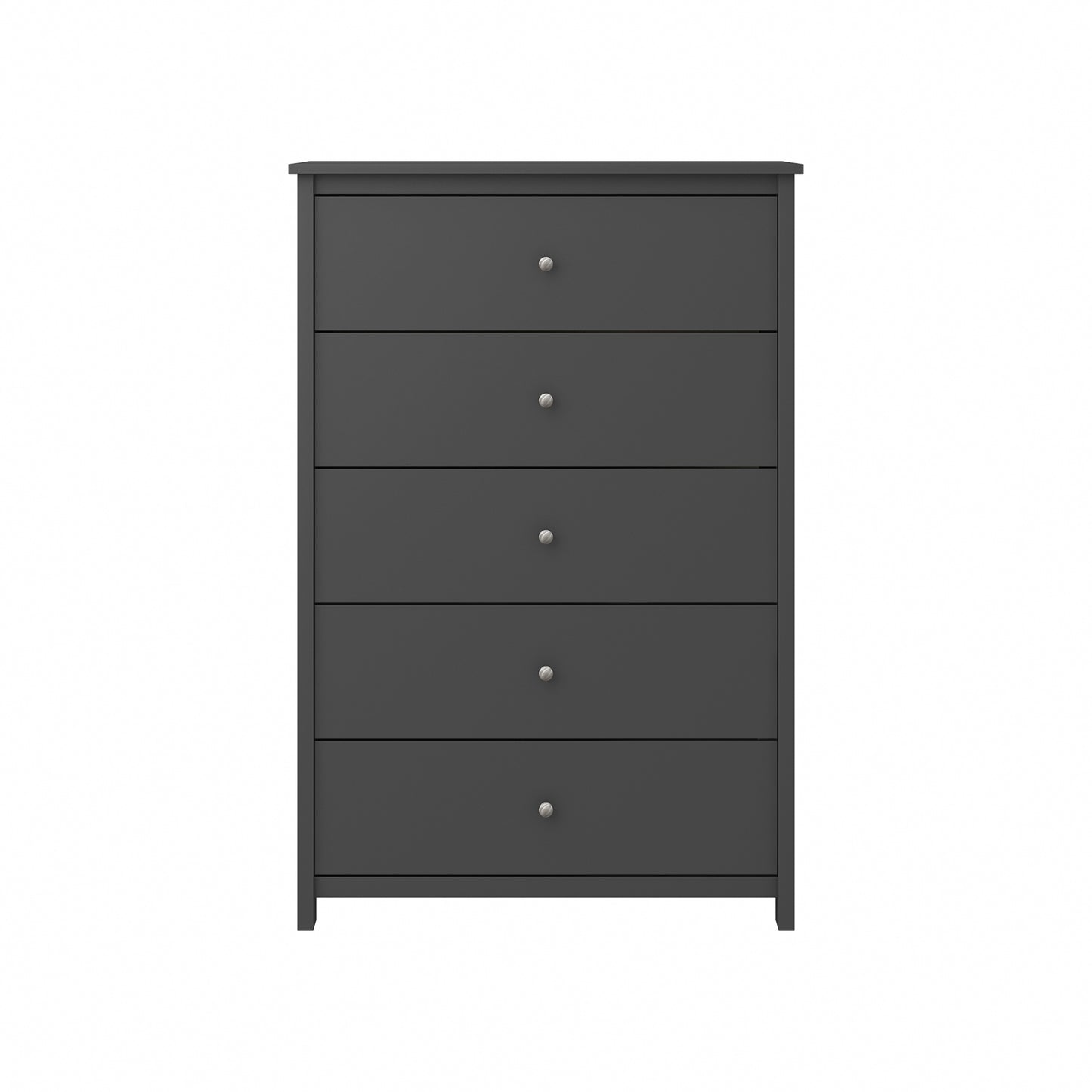 Galano 5 Drawer Chest with Manufactured Wood Construction 31.3" W × 15.6" D × 47.7" H