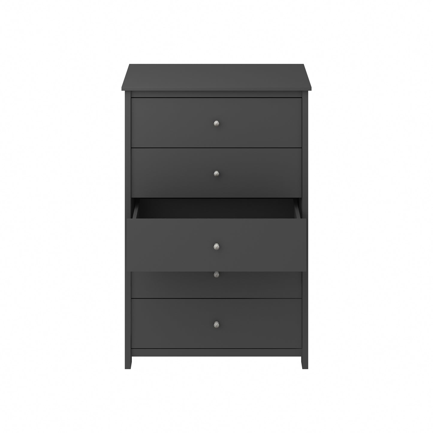 Galano 5 Drawer Chest with Manufactured Wood Construction 31.3" W × 15.6" D × 47.7" H