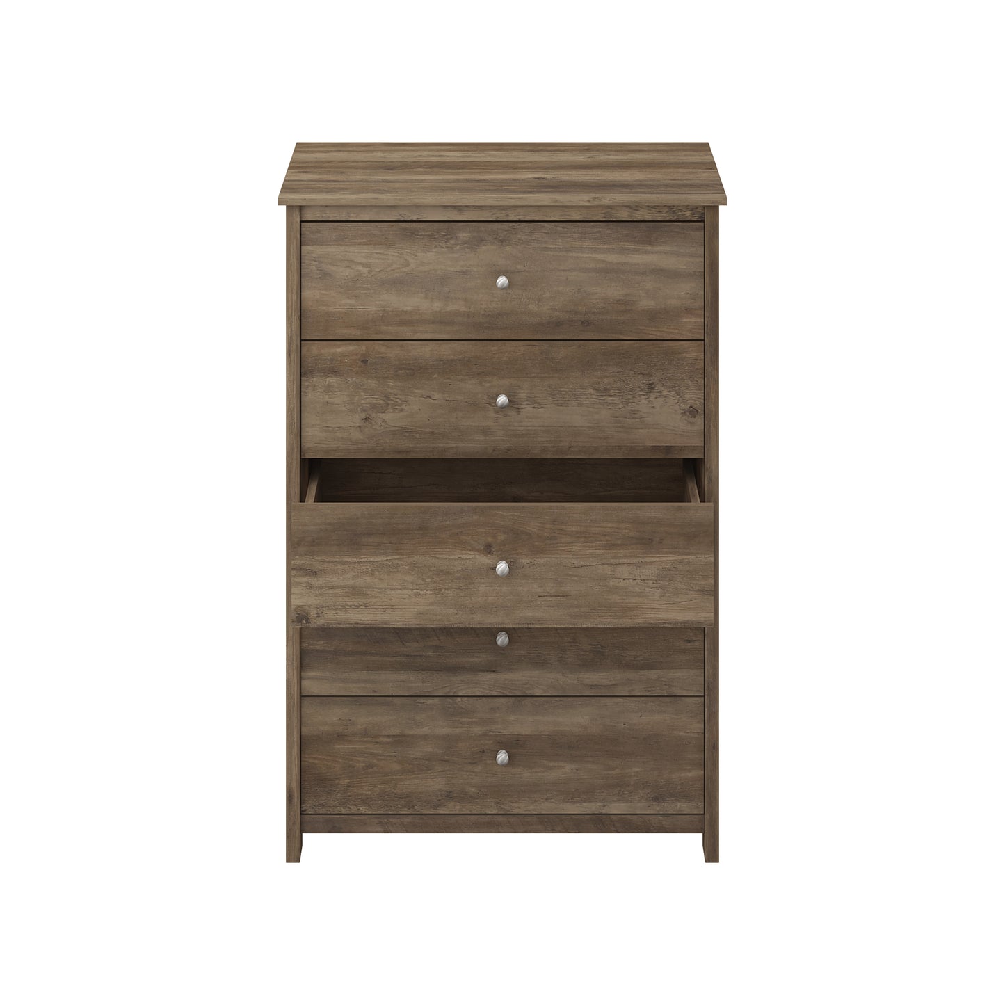 Galano 5 Drawer Chest with Manufactured Wood Construction 31.3" W × 15.6" D × 47.7" H