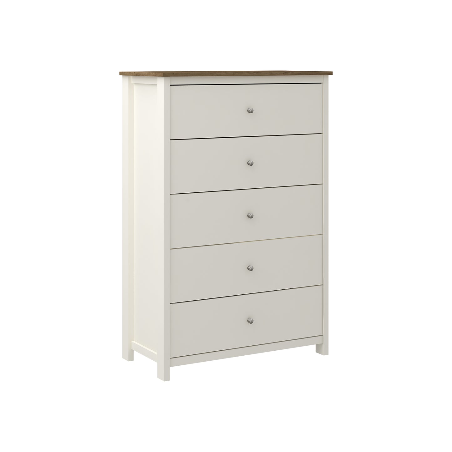 Galano 5 Drawer Chest with Manufactured Wood Construction 31.3" W × 15.6" D × 47.7" H