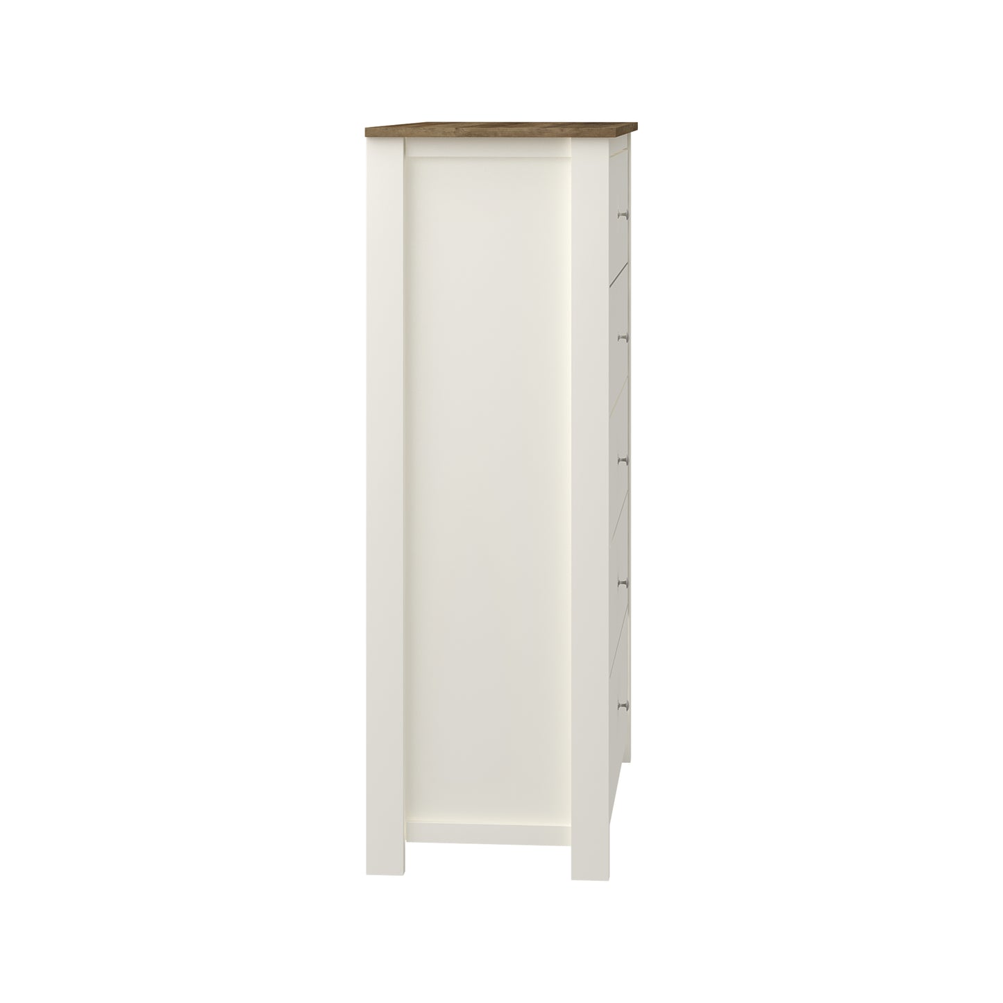 Galano 5 Drawer Chest with Manufactured Wood Construction 31.3" W × 15.6" D × 47.7" H