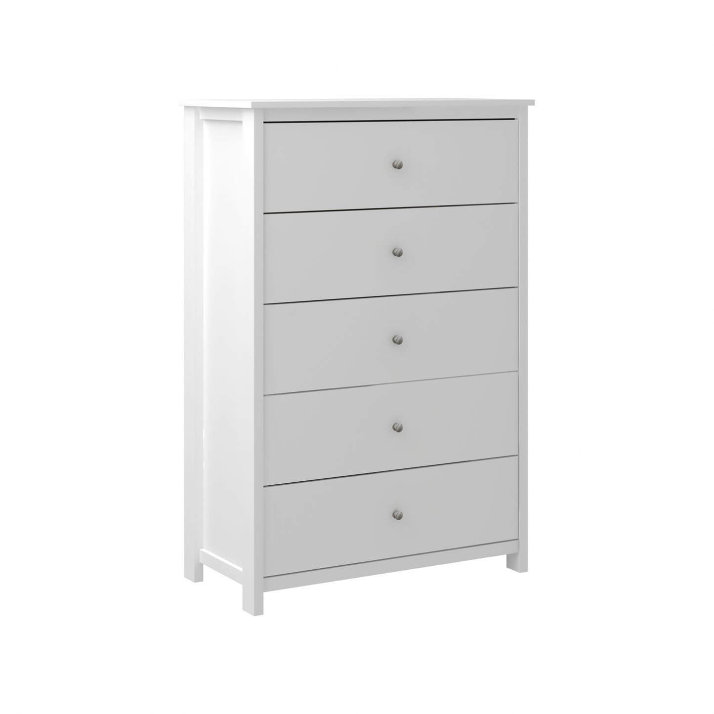 Galano 5 Drawer Chest with Manufactured Wood Construction 31.3" W × 15.6" D × 47.7" H