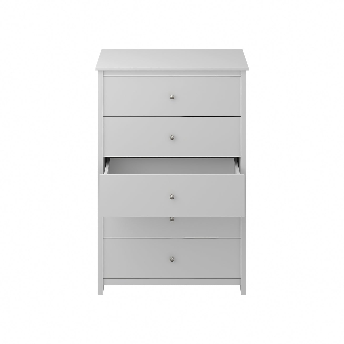 Galano 5 Drawer Chest with Manufactured Wood Construction 31.3" W × 15.6" D × 47.7" H