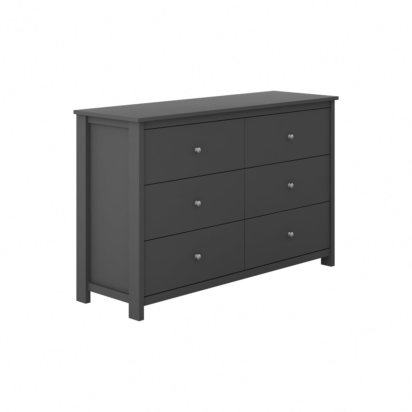 Galano 6 Drawer Standard Dresser with Manufactured Wood Construction 47.2" W