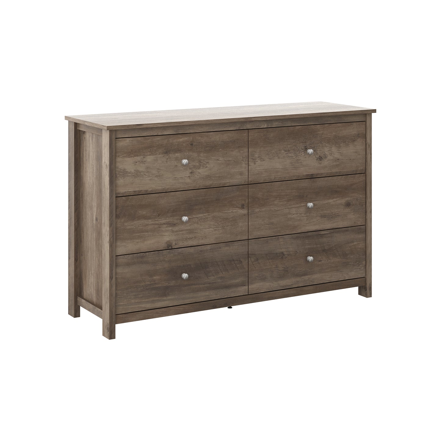 Galano 6 Drawer Standard Dresser with Manufactured Wood Construction 47.2" W