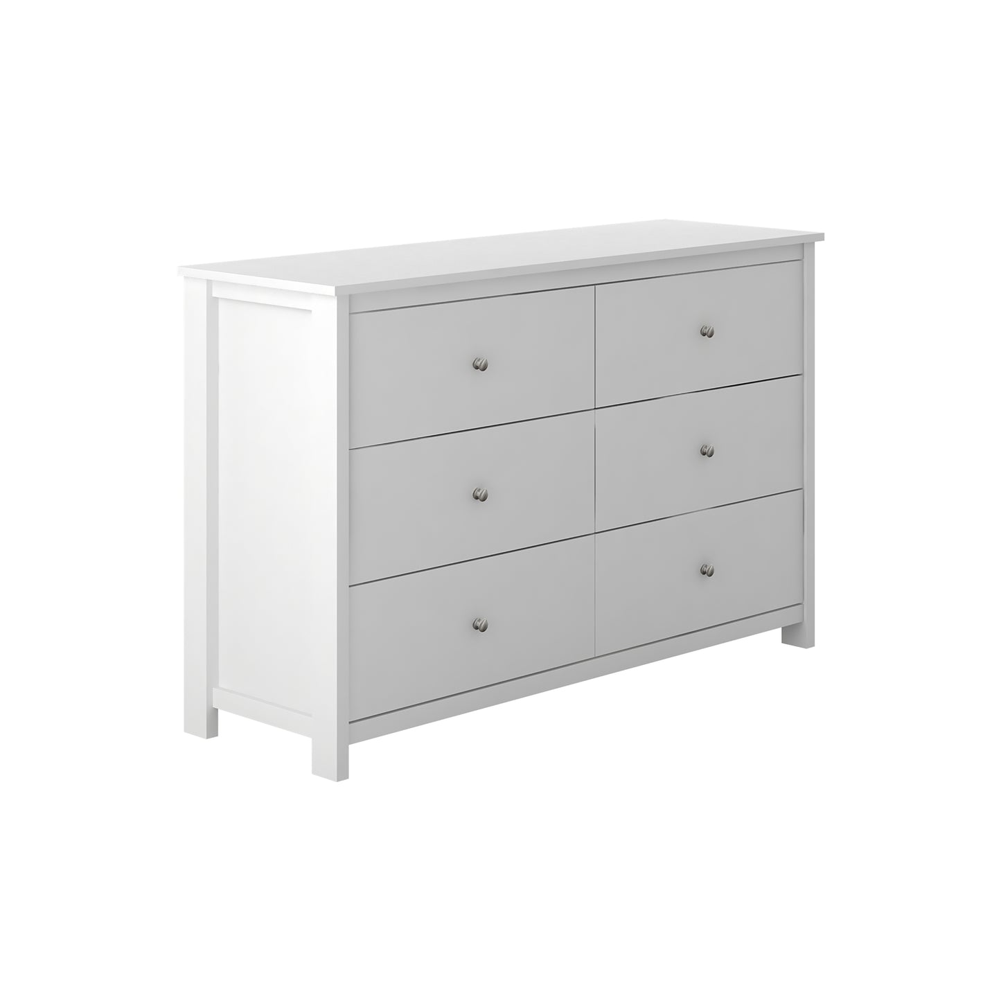 Galano 6 Drawer Standard Dresser with Manufactured Wood Construction 47.2" W