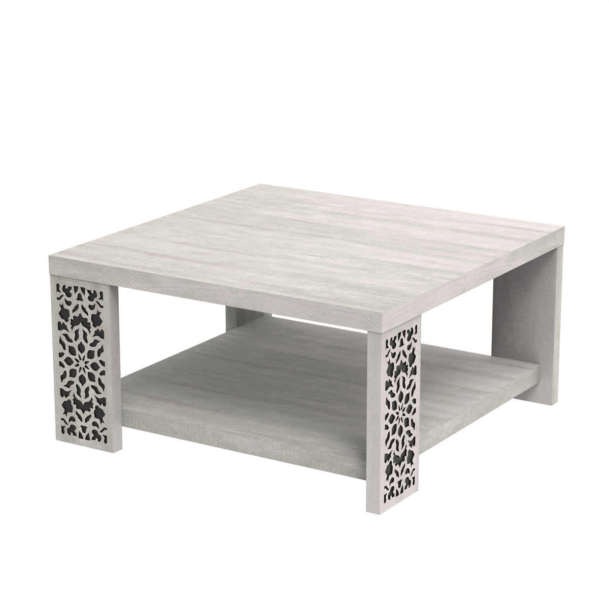 GALANO Square Coffee Table with Storage Shelf, 31.1", 1 Piece GALANO Square Coffee Table with Storage Shelf, 31.1", 1 Piece