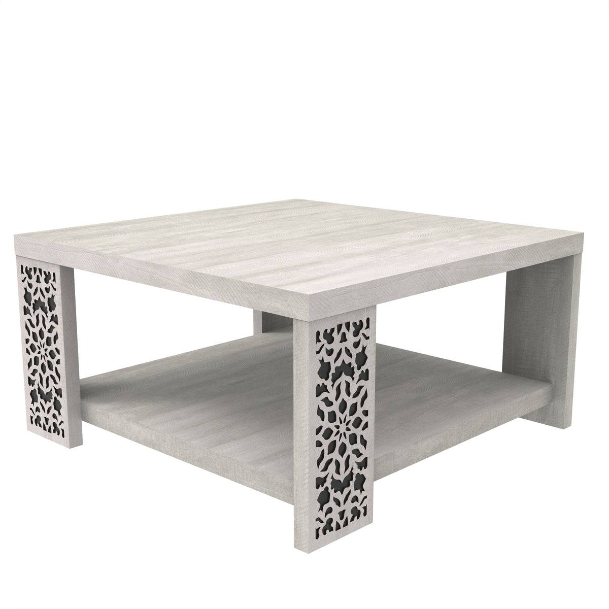 GALANO Square Coffee Table with Storage Shelf, 31.1", 1 Piece GALANO Square Coffee Table with Storage Shelf, 31.1", 1 Piece