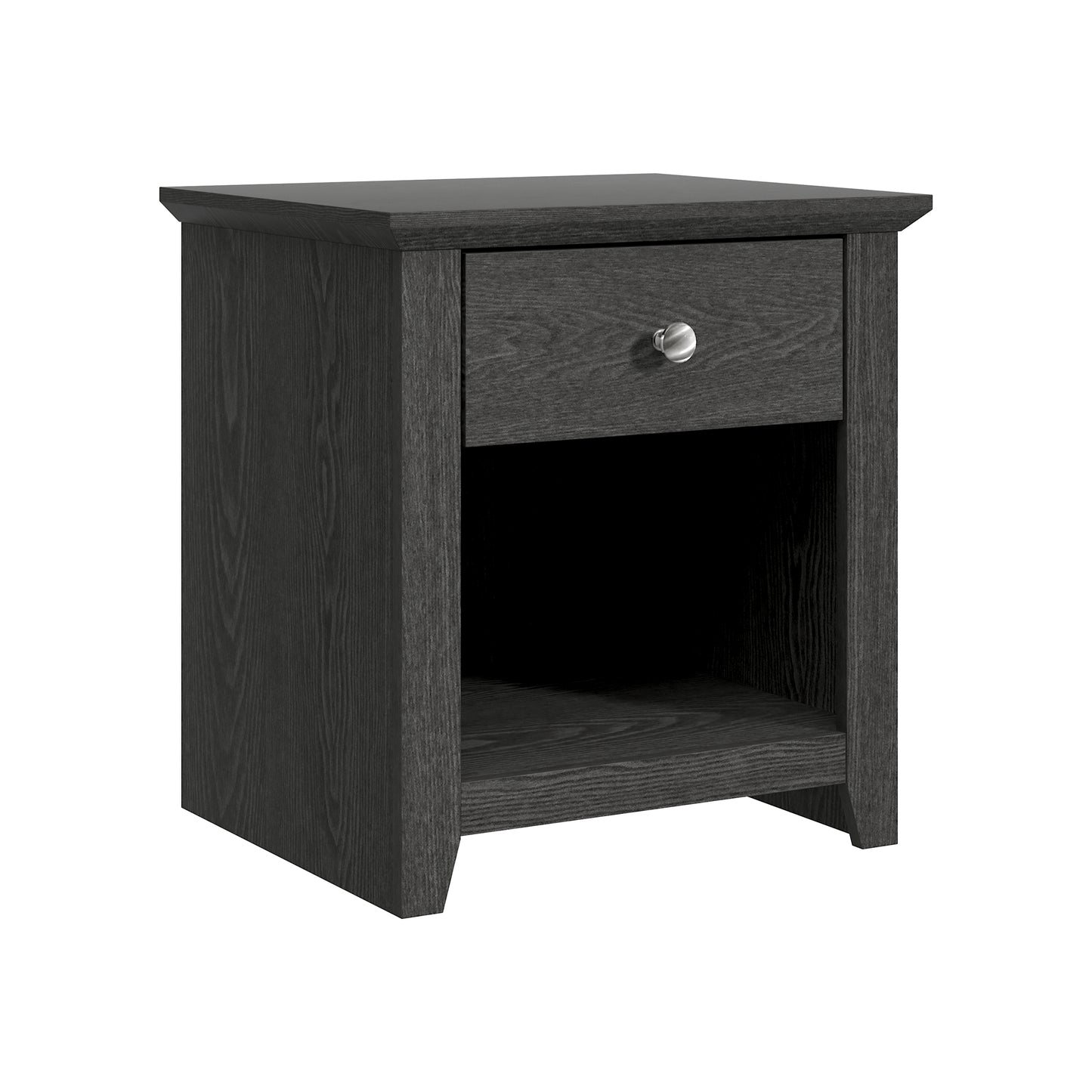 Galano Modern 1-Drawer Nightstand with Open Storage 19.3" W × 16.9" D × 20.9" H