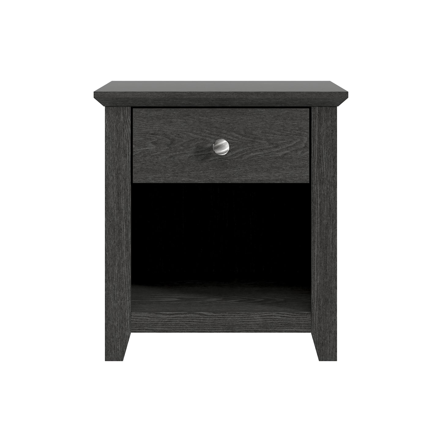 Galano Modern 1-Drawer Nightstand with Open Storage 19.3" W × 16.9" D × 20.9" H