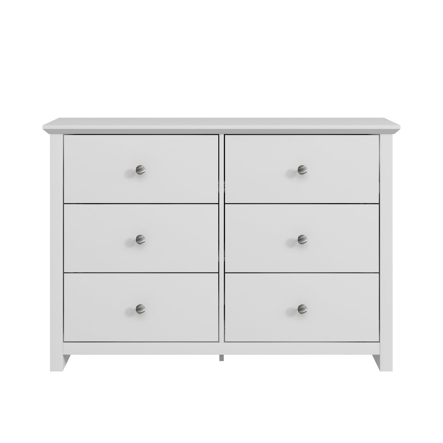 Galano 6-Drawer Double Dresser with Interlock Safety 46.9" W × 16.4" D × 32.0" H