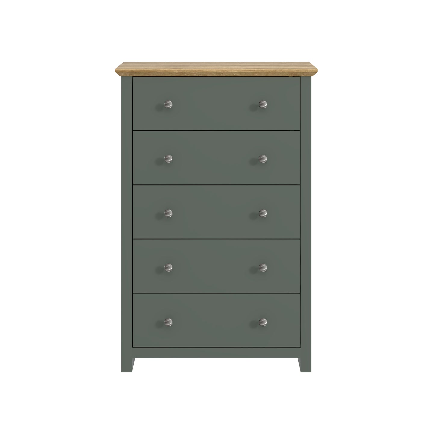 Galano 5-Drawer Dresser with Interlock Safety 31.1" W × 16.9" D × 46.7" H