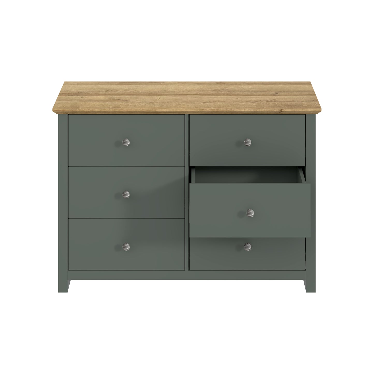 Galano 6-Drawer Double Dresser with Interlock Safety 46.9" W × 16.4" D × 32.0" H