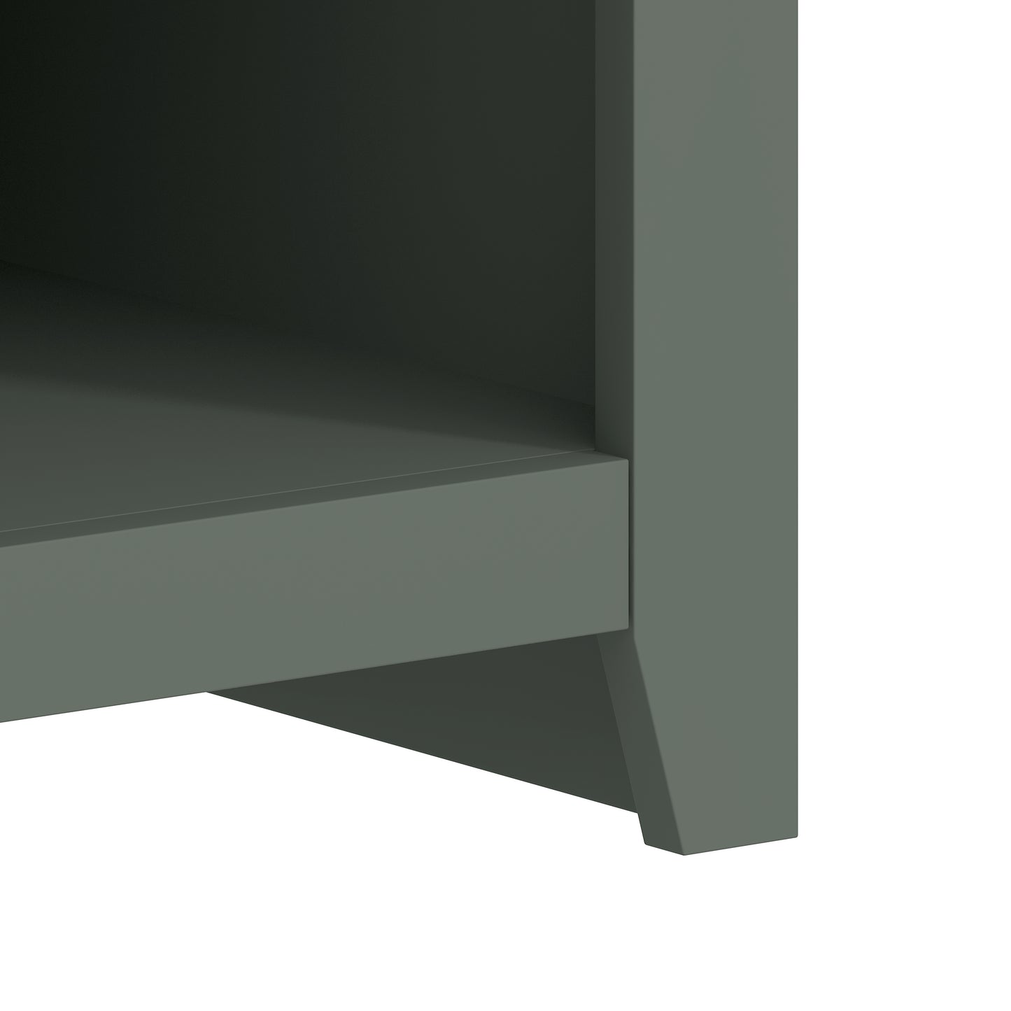 Galano Modern 1-Drawer Nightstand with Open Storage 19.3" W × 16.9" D × 20.9" H
