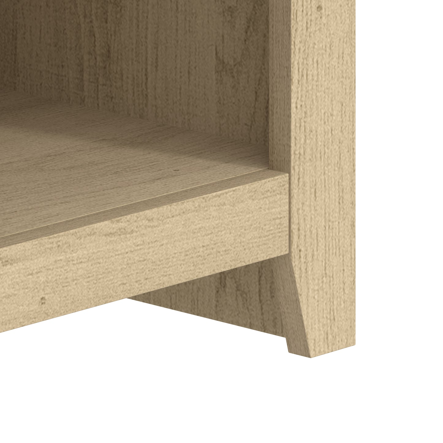 Galano Modern 1-Drawer Nightstand with Open Storage 19.3" W × 16.9" D × 20.9" H
