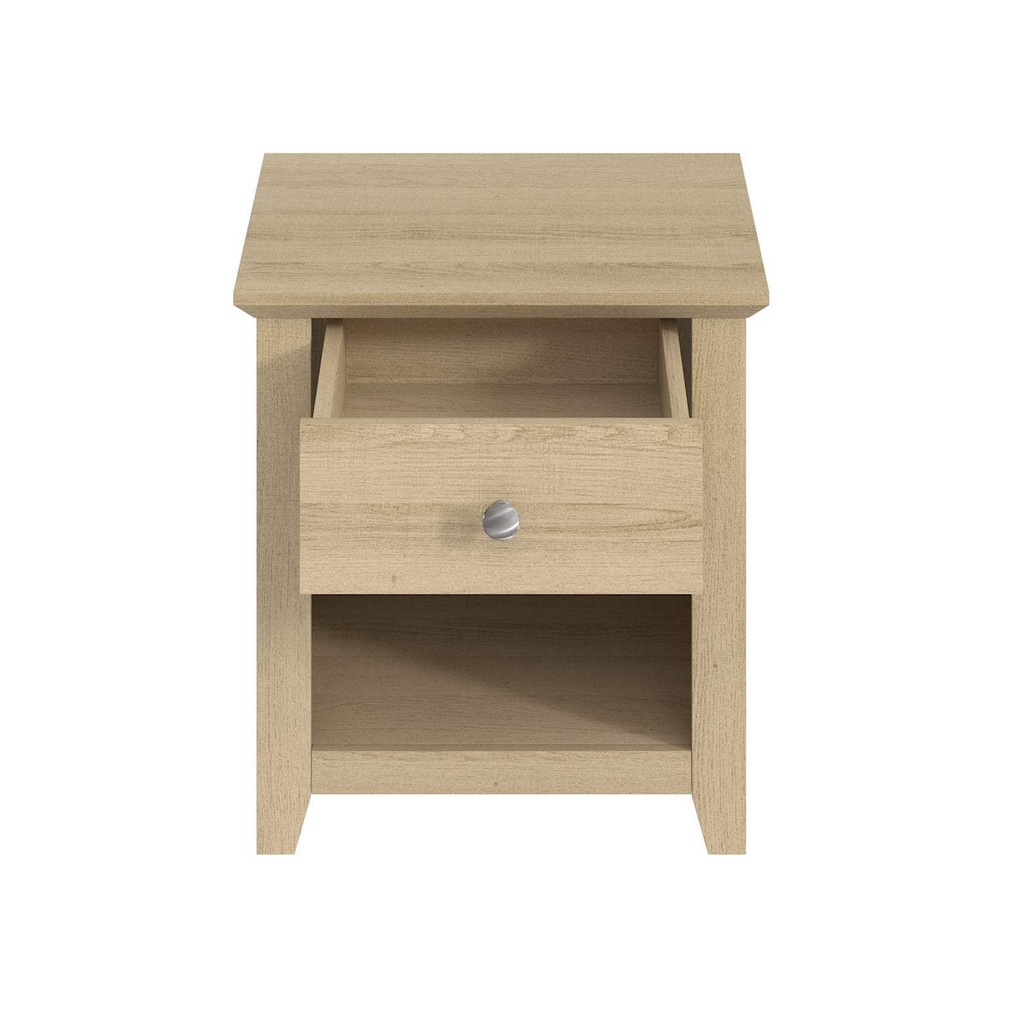 Galano Modern 1-Drawer Nightstand with Open Storage 19.3" W × 16.9" D × 20.9" H