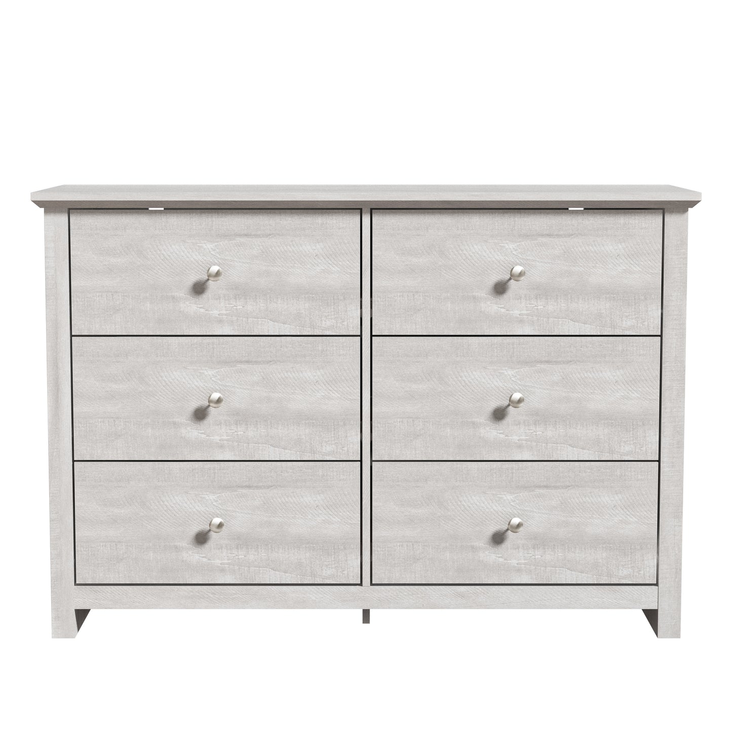 Galano 6-Drawer Double Dresser with Interlock Safety 46.9" W × 16.4" D × 32.0" H