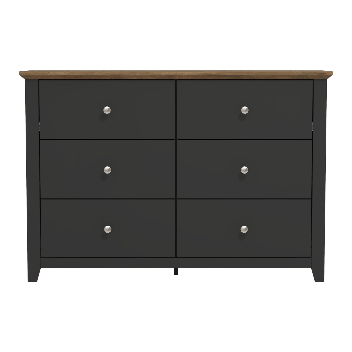 Galano 6-Drawer Double Dresser with Interlock Safety 46.9" W × 16.4" D × 32.0" H
