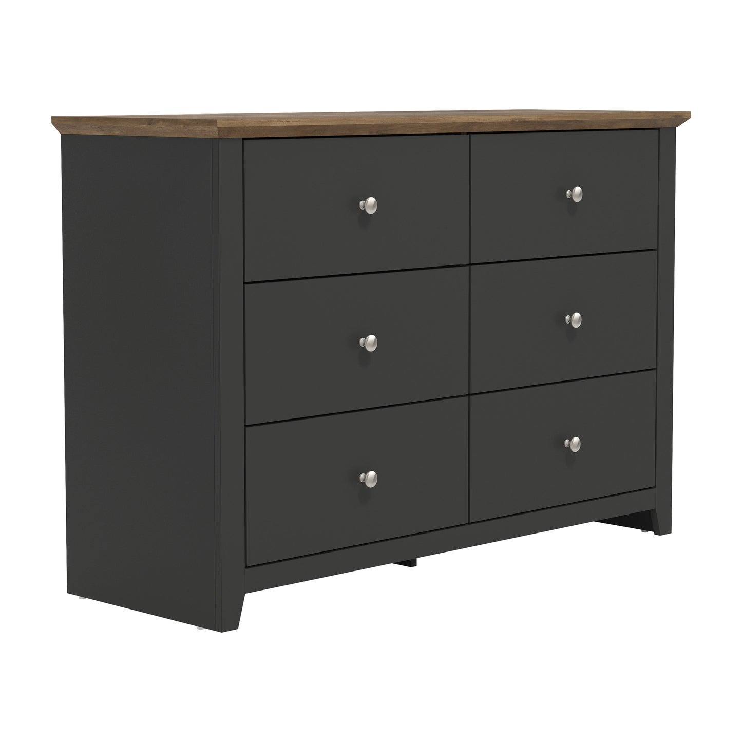 Galano 6-Drawer Double Dresser with Interlock Safety 46.9" W × 16.4" D × 32.0" H