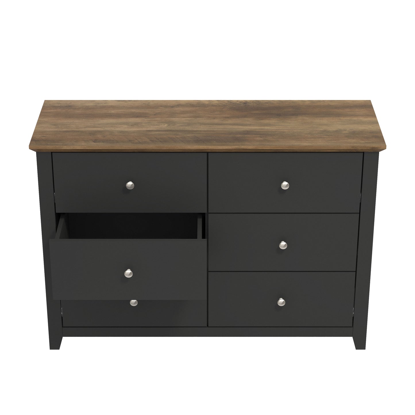 Galano 6-Drawer Double Dresser with Interlock Safety 46.9" W × 16.4" D × 32.0" H