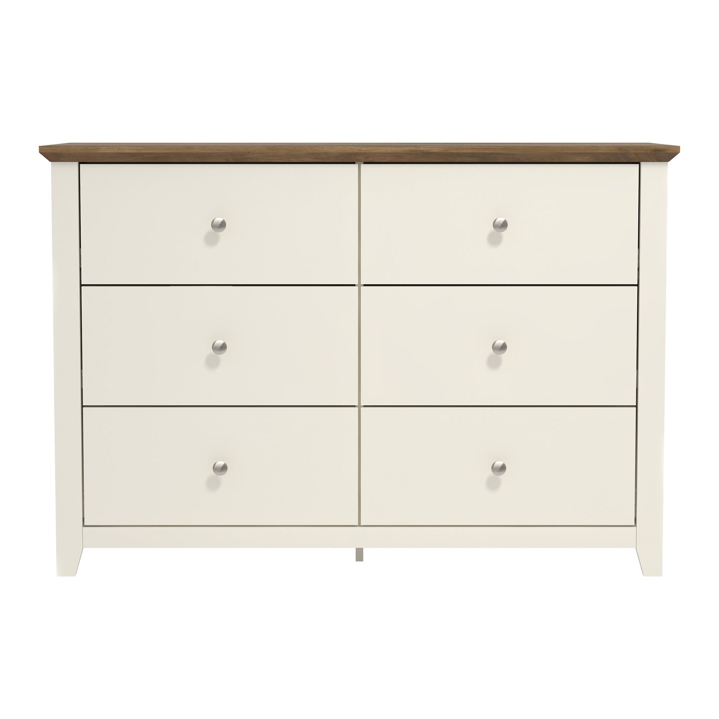 Galano 6-Drawer Double Dresser with Interlock Safety 46.9" W × 16.4" D × 32.0" H