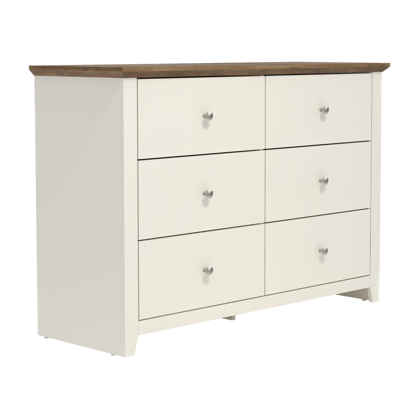 Galano 6-Drawer Double Dresser with Interlock Safety 46.9" W × 16.4" D × 32.0" H