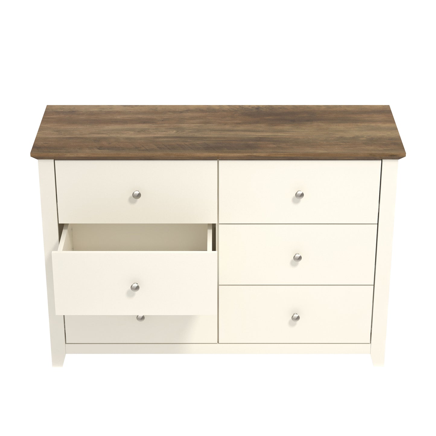 Galano 6-Drawer Double Dresser with Interlock Safety 46.9" W × 16.4" D × 32.0" H