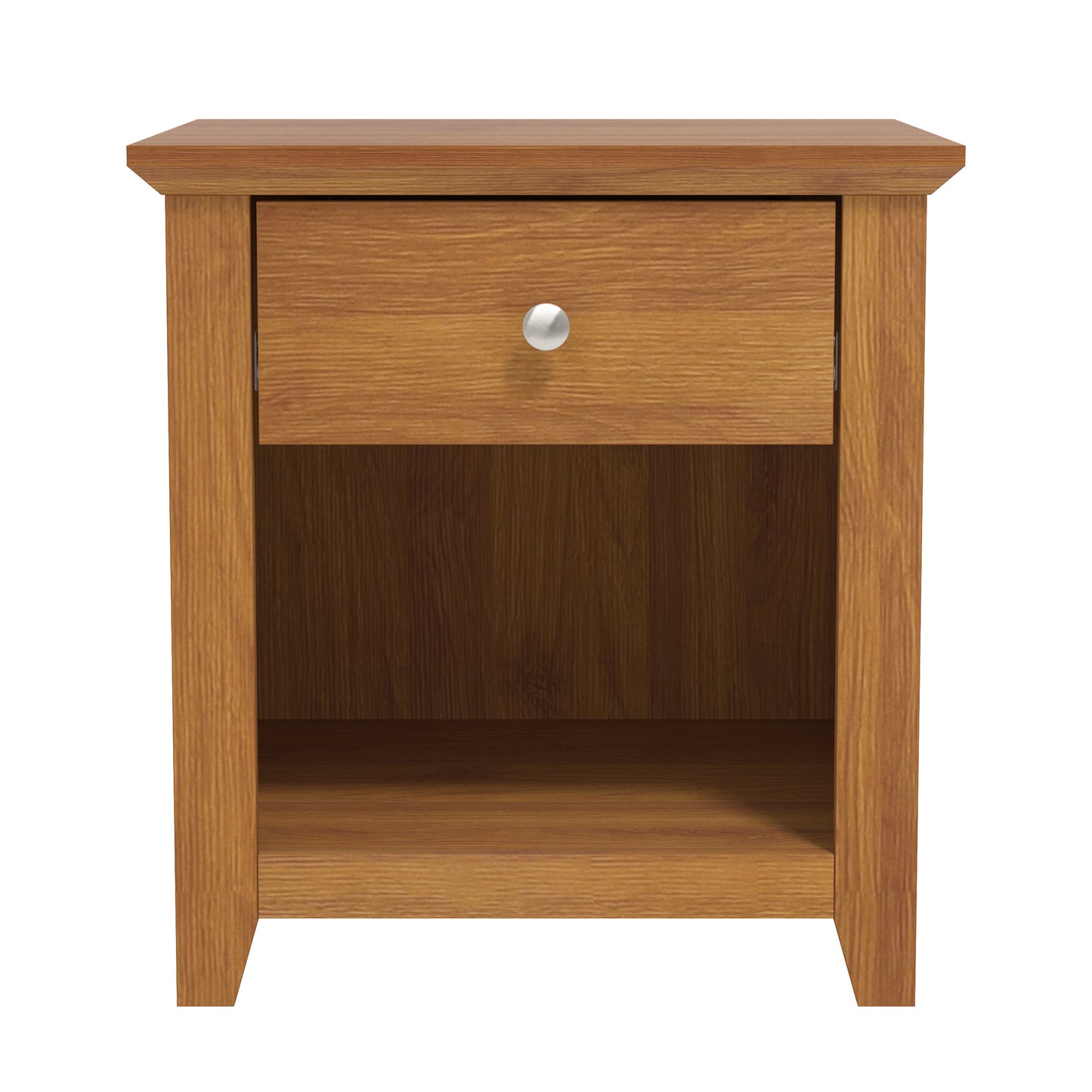 Galano Modern 1-Drawer Nightstand with Open Storage 19.3" W × 16.9" D × 20.9" H