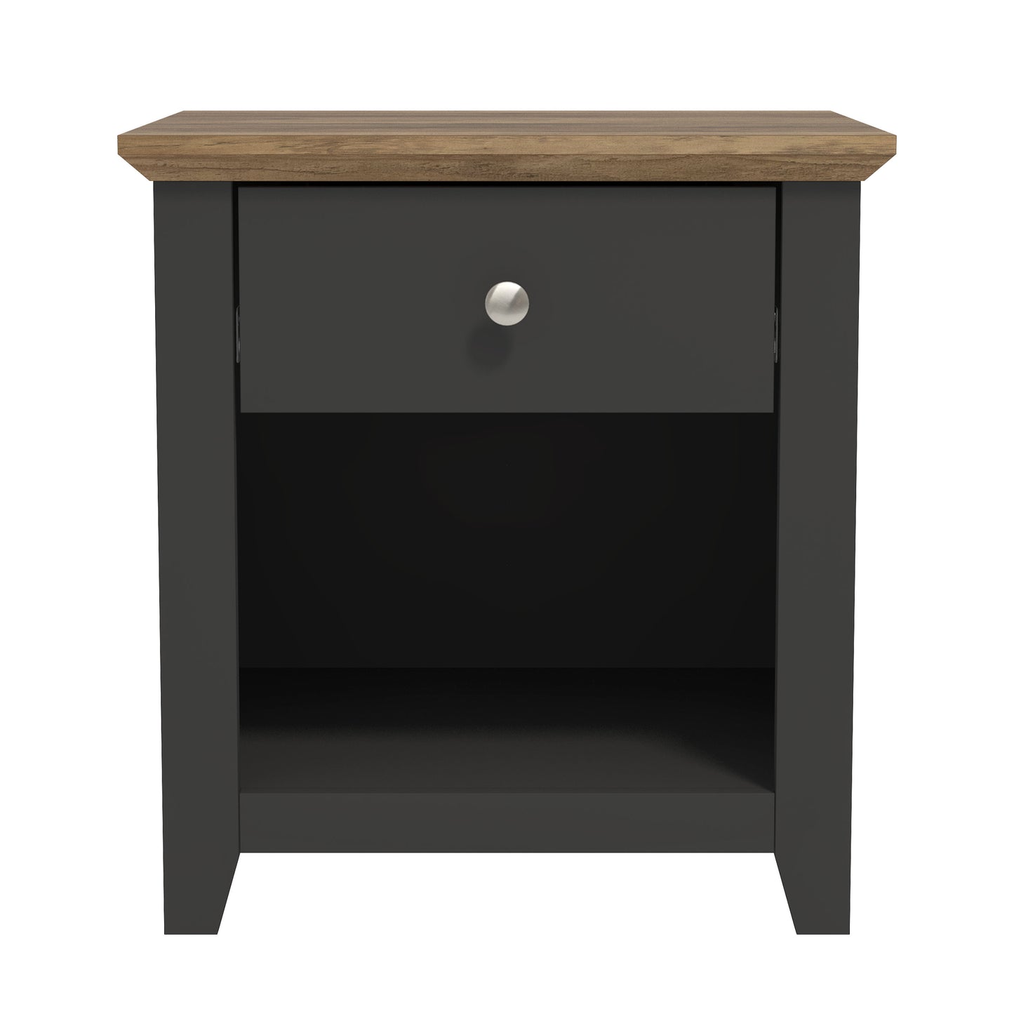 Galano Modern 1-Drawer Nightstand with Open Storage 19.3" W × 16.9" D × 20.9" H