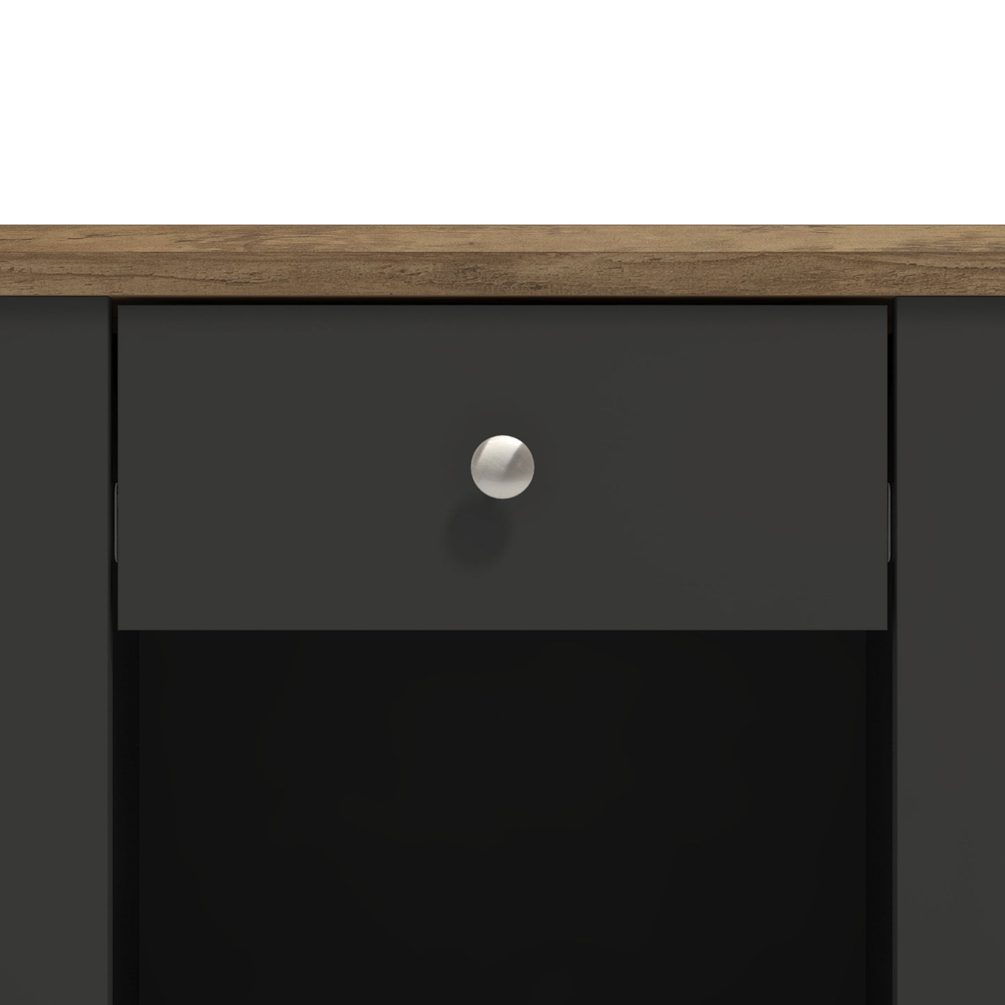 Galano Modern 1-Drawer Nightstand with Open Storage 19.3" W × 16.9" D × 20.9" H