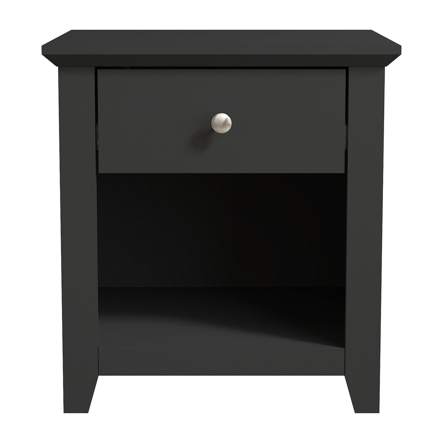 Galano Modern 1-Drawer Nightstand with Open Storage 19.3" W × 16.9" D × 20.9" H