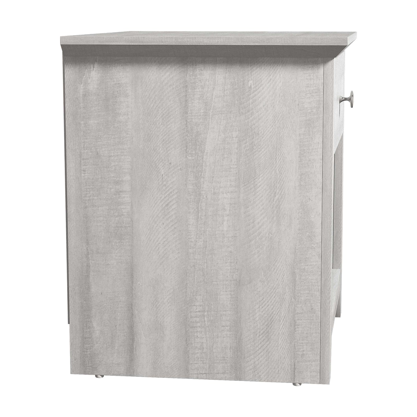 Galano Modern 1-Drawer Nightstands with Open Storage Set of 2 19.3" W × 16.9" D × 20.9" H