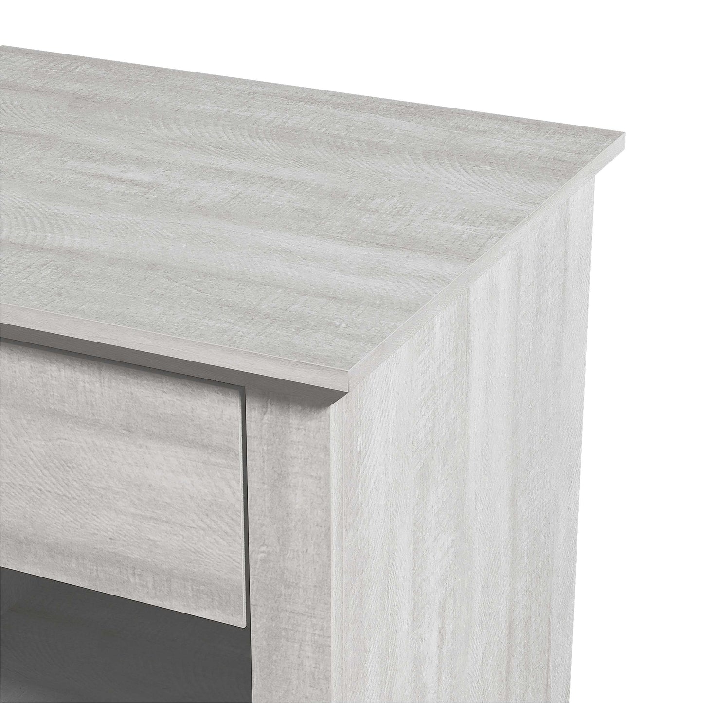 Galano Modern 1-Drawer Nightstand with Open Storage 19.3" W × 16.9" D × 20.9" H