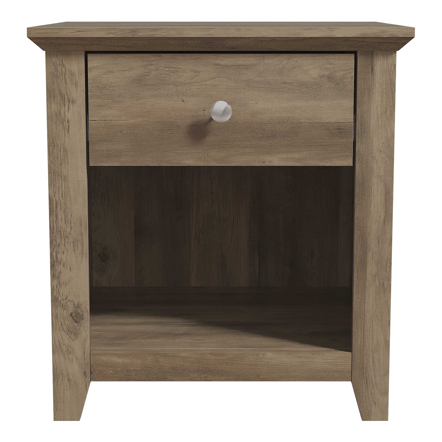 Galano Modern 1-Drawer Nightstands with Open Storage Set of 2 19.3" W × 16.9" D × 20.9" H