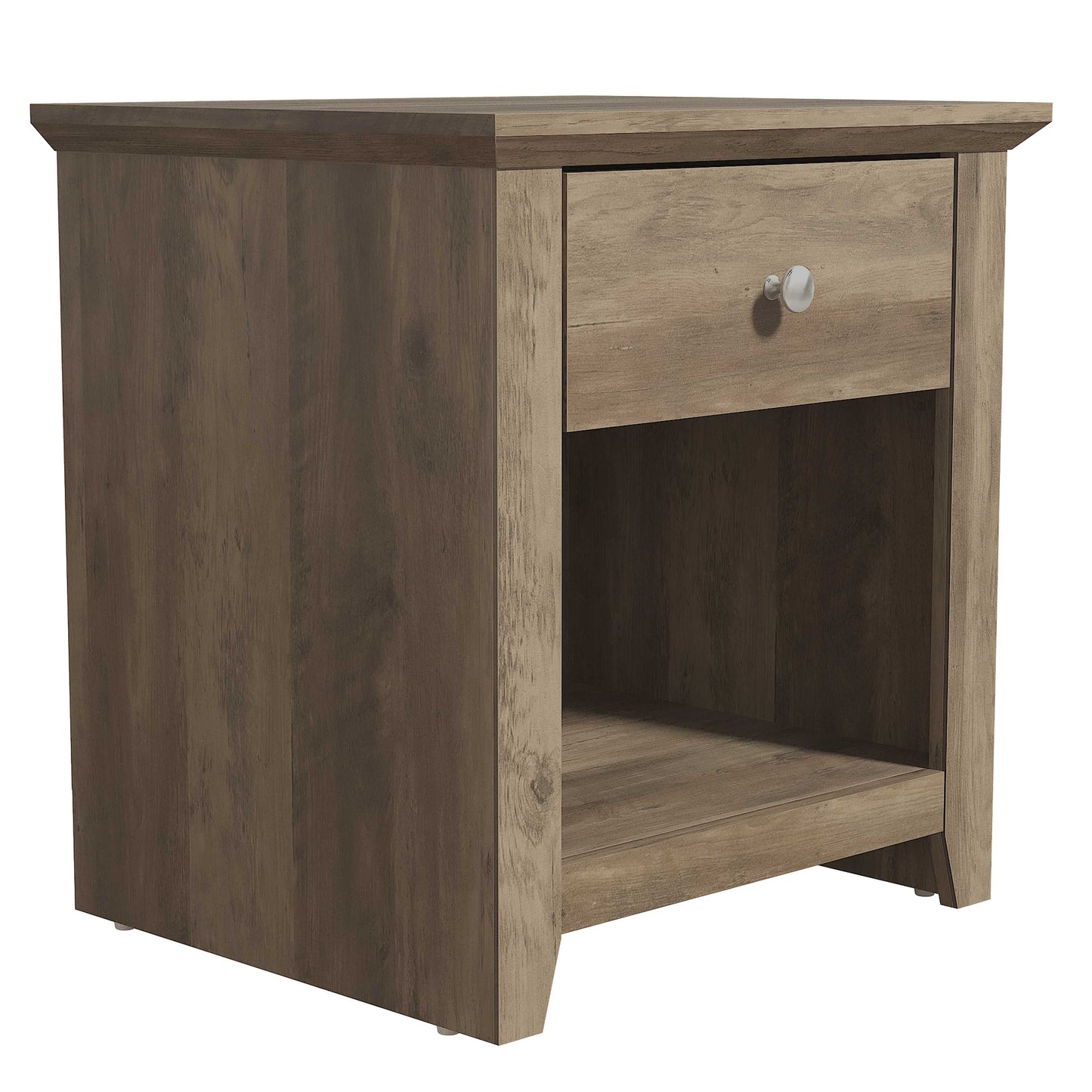 Galano Modern 1-Drawer Nightstand with Open Storage 19.3" W × 16.9" D × 20.9" H