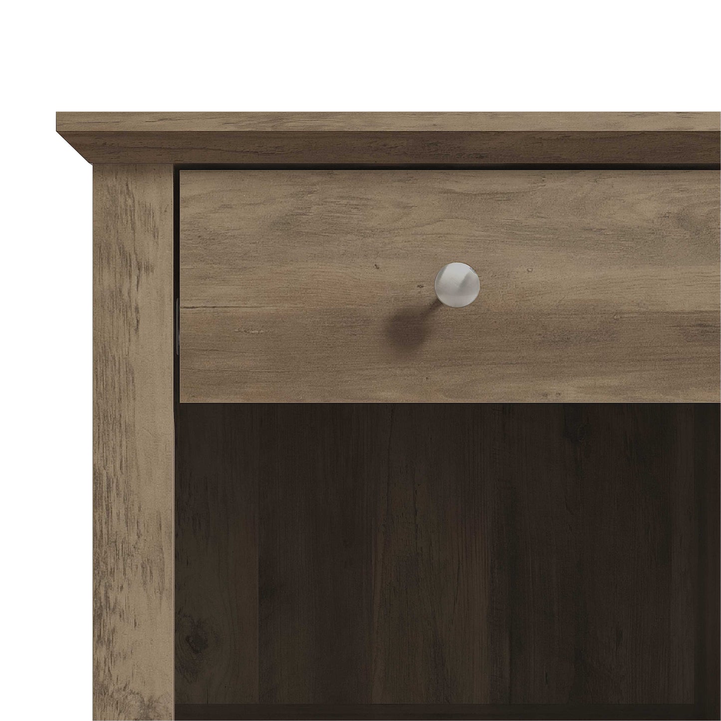 Galano Modern 1-Drawer Nightstands with Open Storage Set of 2 19.3" W × 16.9" D × 20.9" H